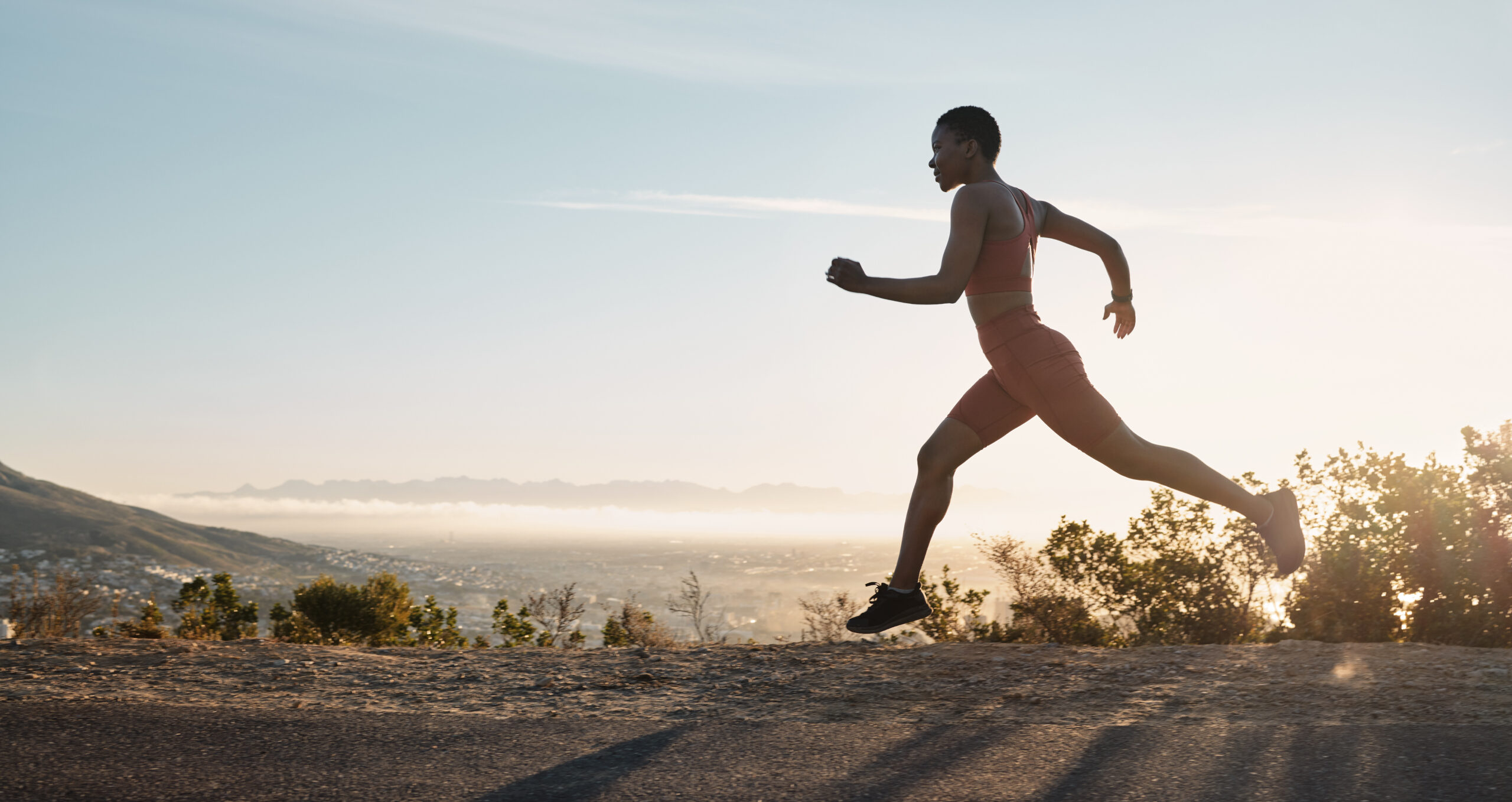 Black Woman Fitness Running Mountain Nov 27 2023